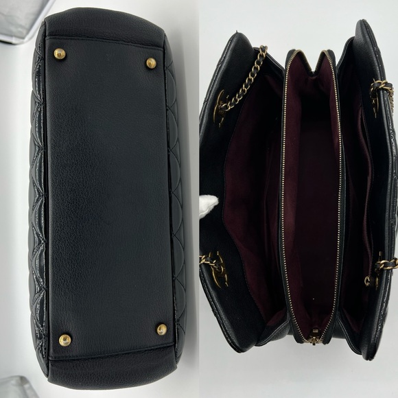 Authentic Chanel patent leather Paris Salzburg CC eyelet medium tote - Picture 9 of 17